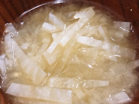 大根のお味噌汁(昆布出汁)